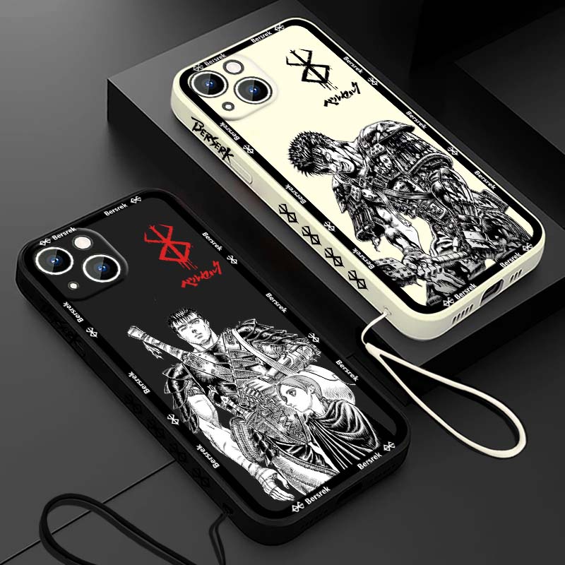 Phone Cases Iphone 15 Pro Max - Japan Anime Berserk Guts For Apple