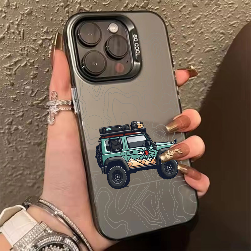 Phone Cases Otterbox - Simple Car Pattern Phone Case For