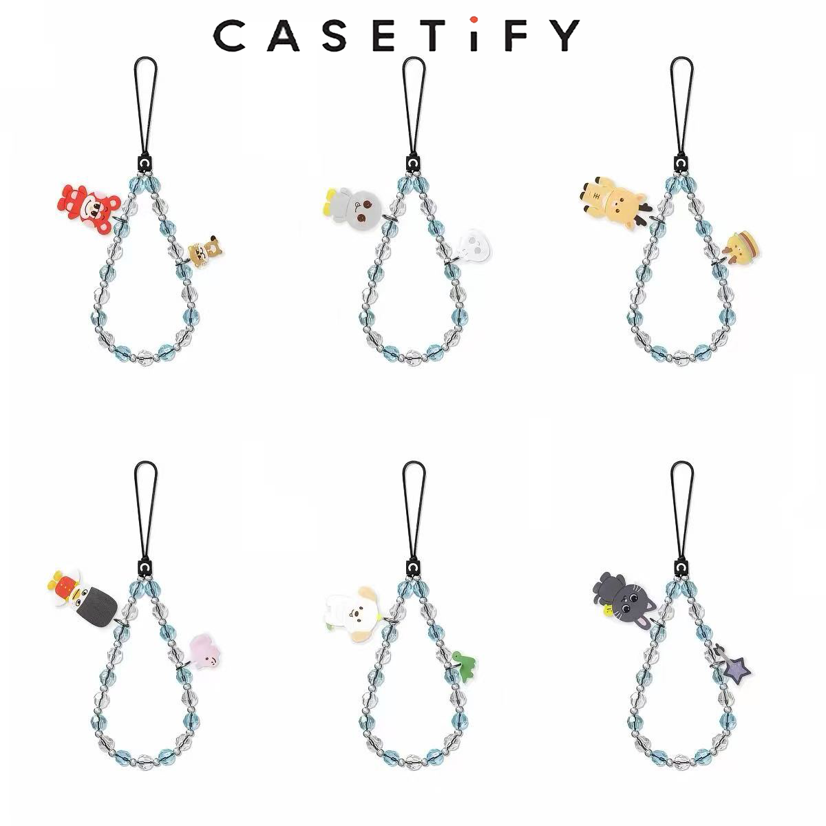 Phone Cases With Straps - CASETiFY Cute cartoon character beaded phone