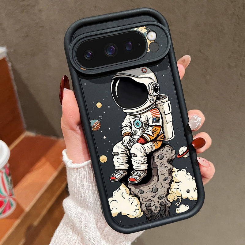 Phone Cases Google Pixel 7 - Cartoon Astronaut Print TPU Phone Case