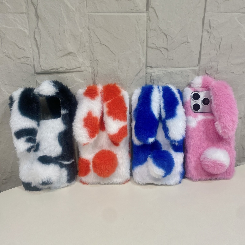 Phone Cases Iphone 15 Pro Max - Cute Rabbit Design Fluffy Phone Cases