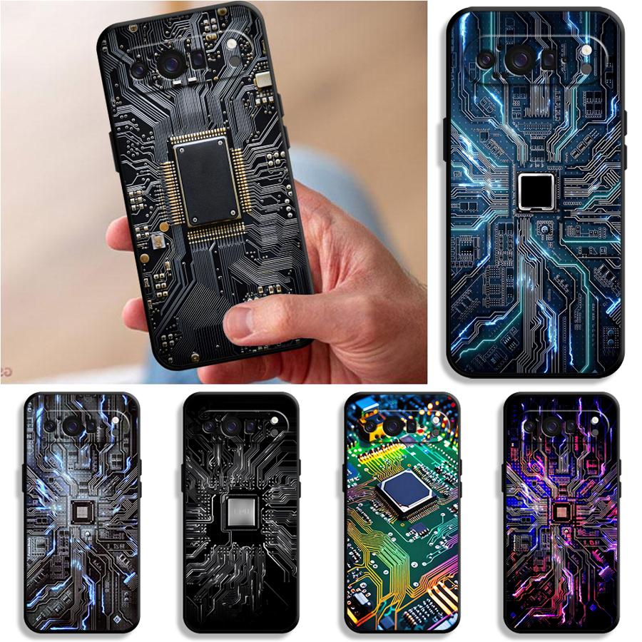 Phone Cases Google Pixel 7 - Retro Circuit Board Funda Phone Cover