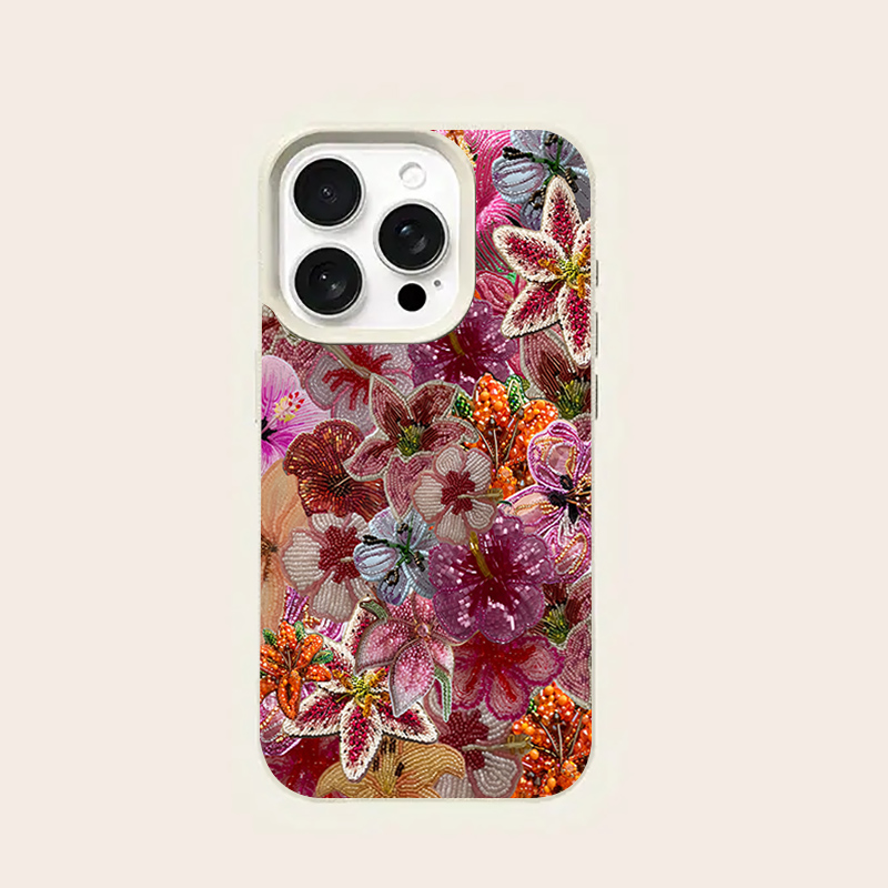 Luxurious Beaded Flower Lychee - Phone Cases Luxury 评论和价格