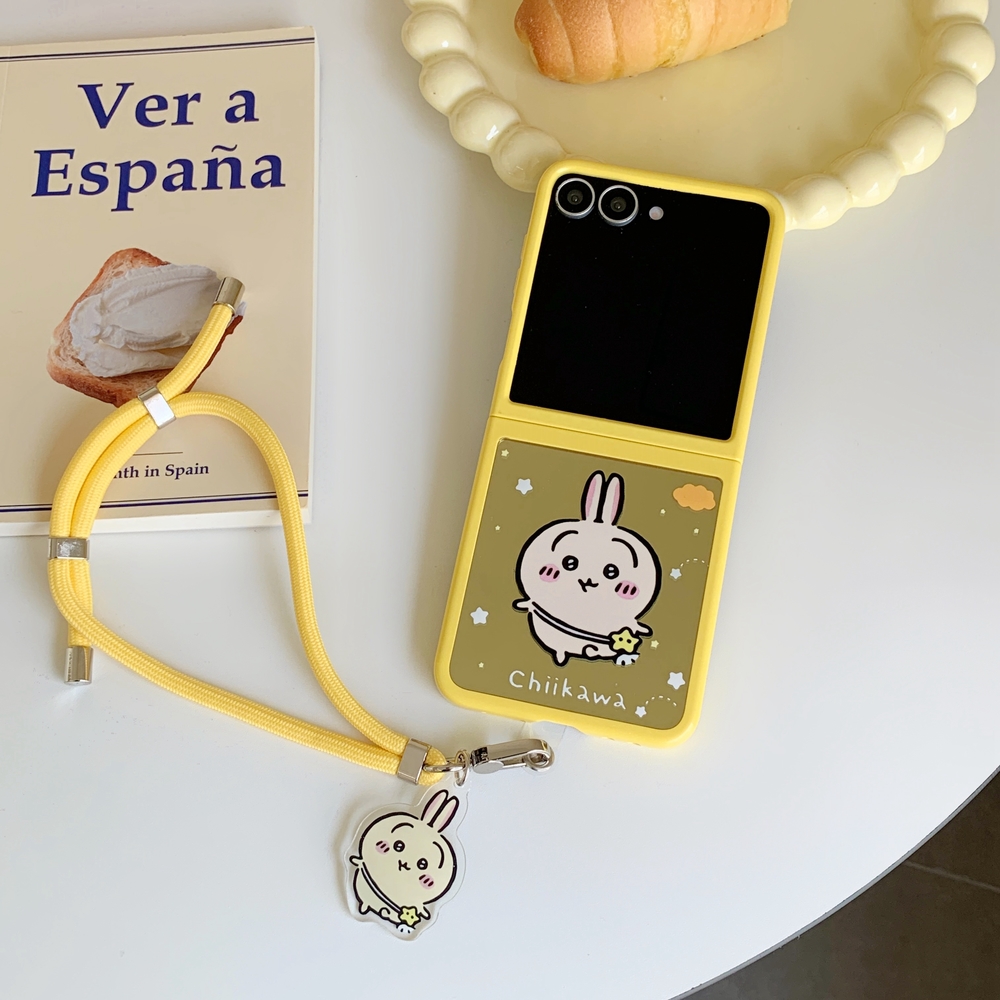 Cute Cartoon Chiikawa Usagi Ha - Phone Cases Z Flip 7 评论和价格