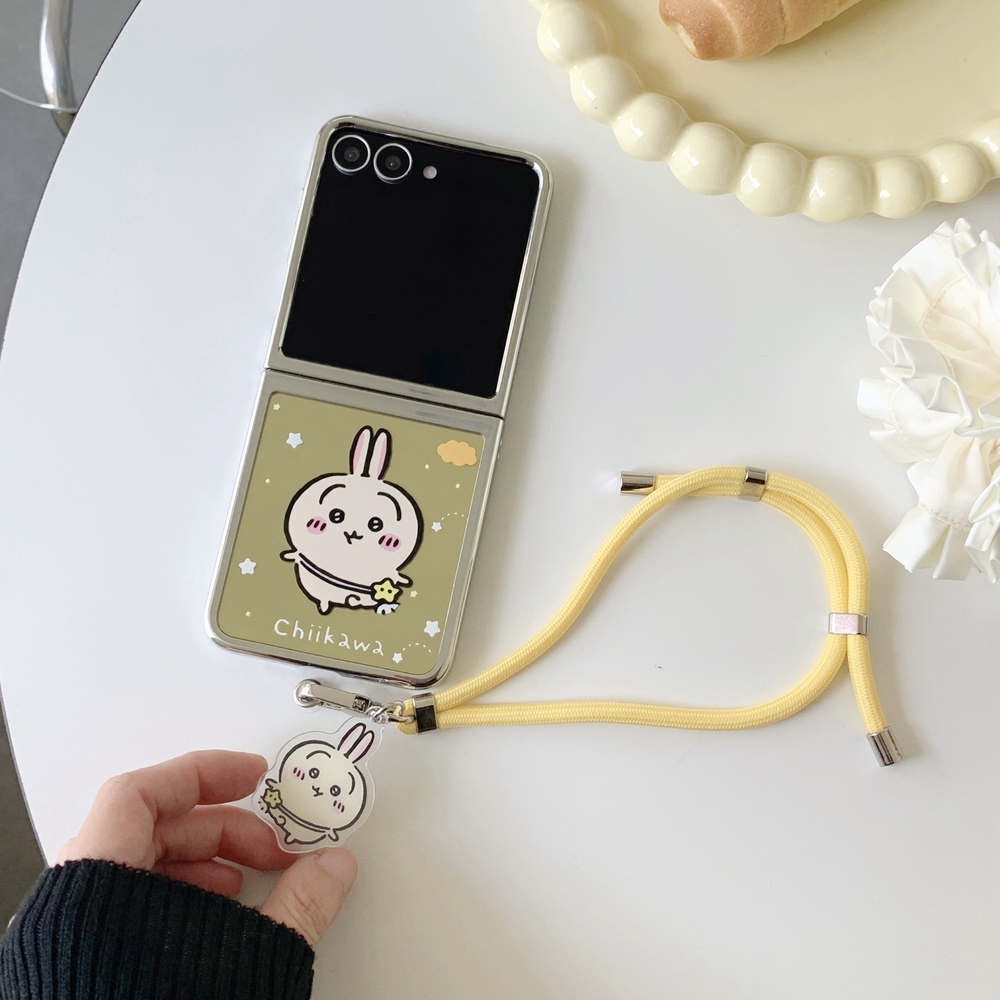 Cute Cartoon Chiikawa Usagi Ha - Phone Cases Z Flip 7 评论和价格