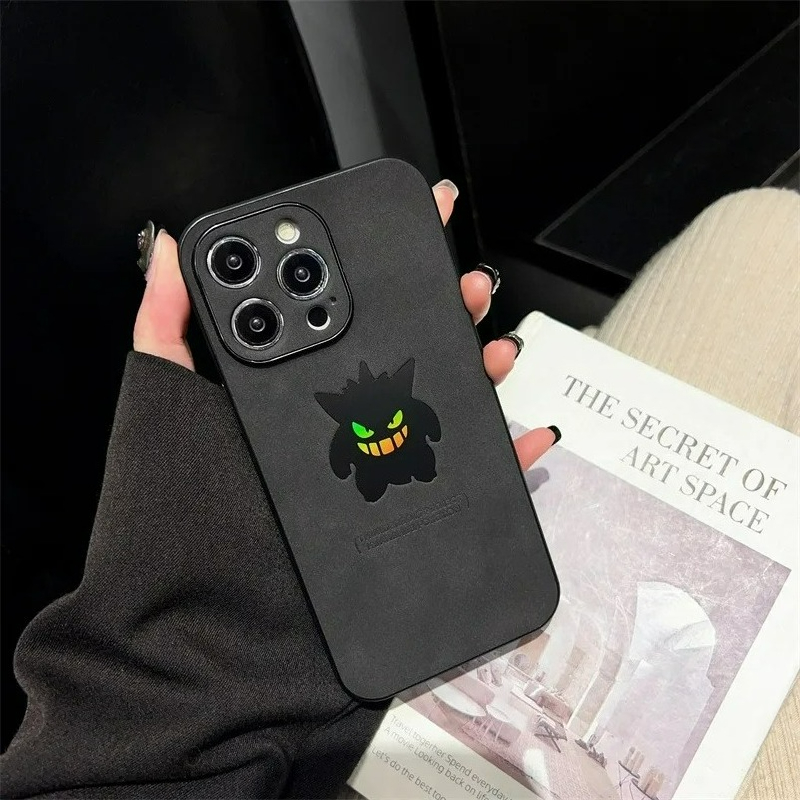 Cartoon Anime Gengar Leather T - Phone Cases Otterbox 评论和价格