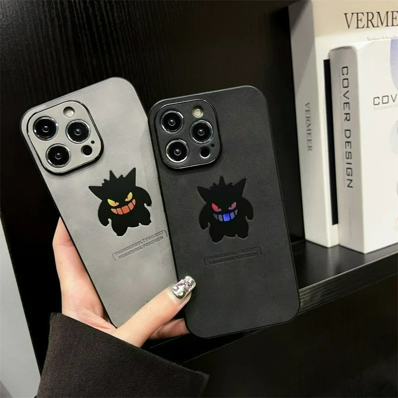 Cartoon Anime Gengar Leather T - Phone Cases Otterbox 评论和价格