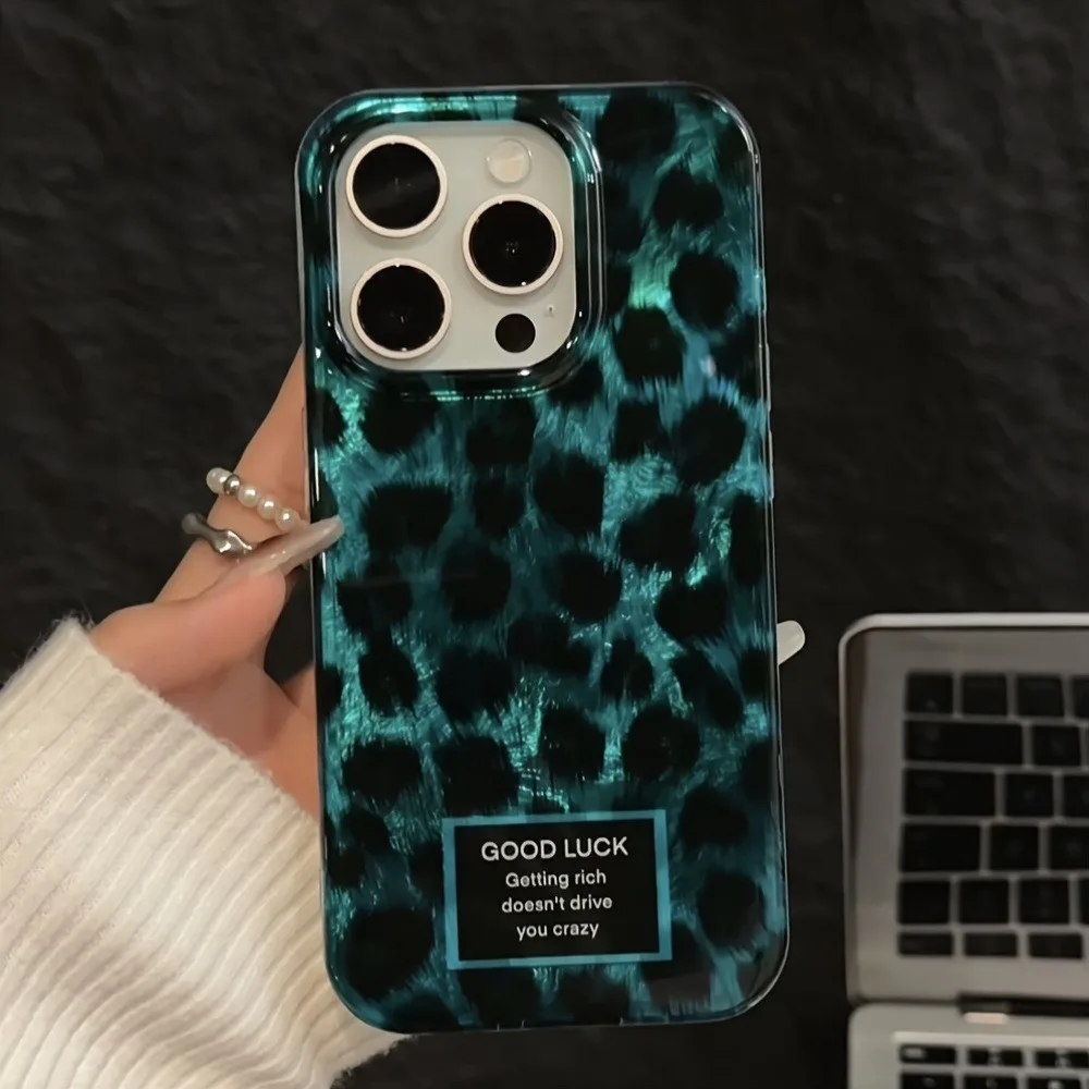 Retro Laser Cute Leopard Print - Phone Cases Otterbox 评论和价格