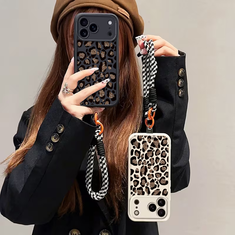 Leopard Print INS Hand Wrist S - Phone Cases With Straps 评论和价格