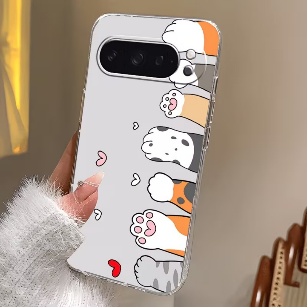 Cartoon Cat Paw Print Crystal  - Phone Cases Google Pixel 7 评论和价格