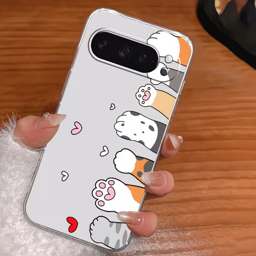 Cartoon Cat Paw Print Crystal  - Phone Cases Google Pixel 7 评论和价格