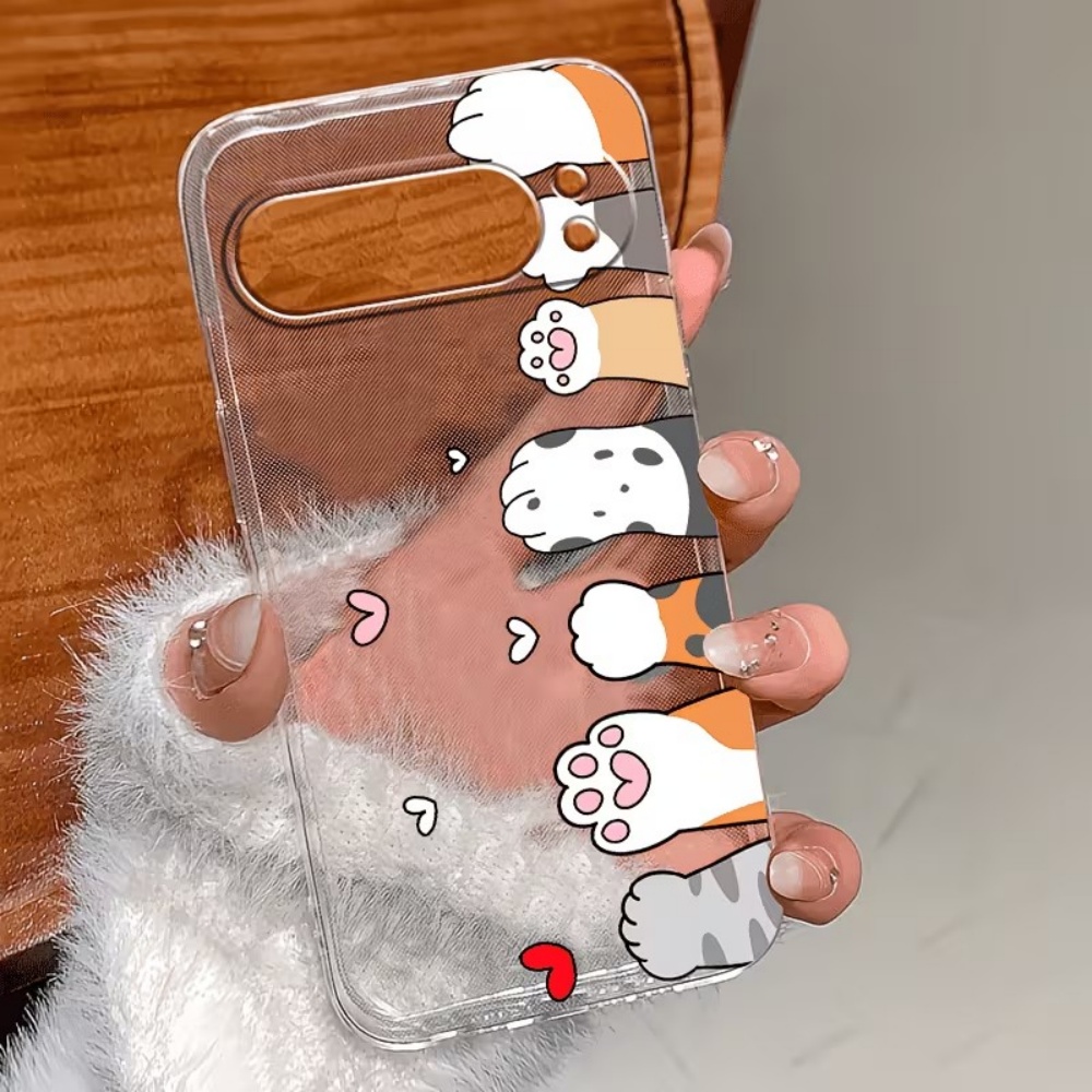 Cartoon Cat Paw Print Crystal  - Phone Cases Google Pixel 7 评论和价格