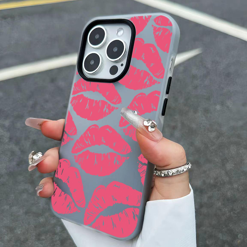 Sexy Girl Pink Lips  Pattern D - Phone Cases Pink 评论和价格