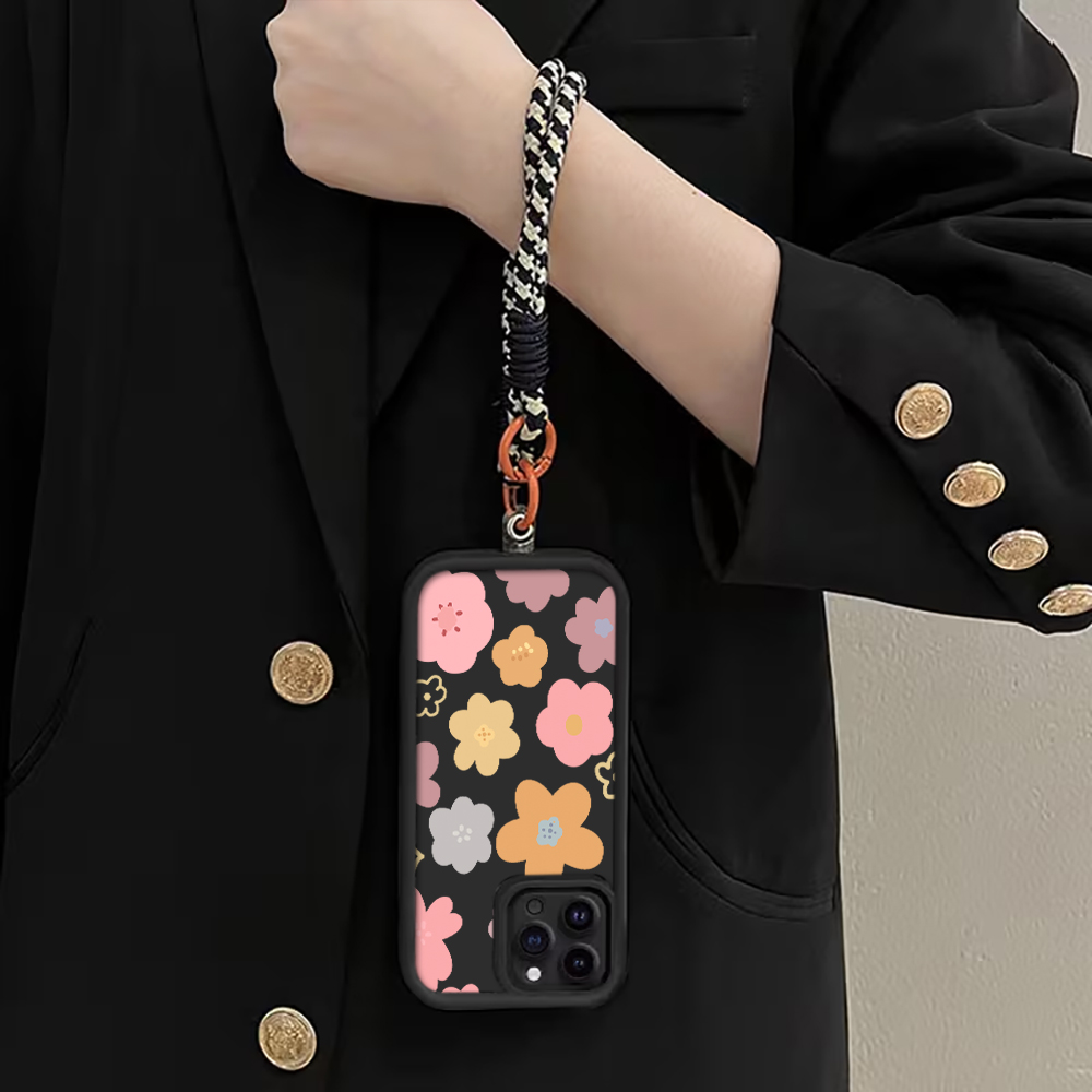 Macaron Flowers Strap Rope Pho - Phone Cases With Straps 评论和价格
