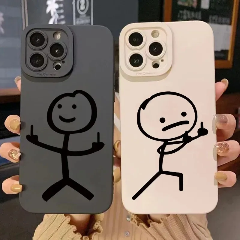 Cute Cartoon Matchman Matte Si - Phone Cases Otterbox 评论和价格