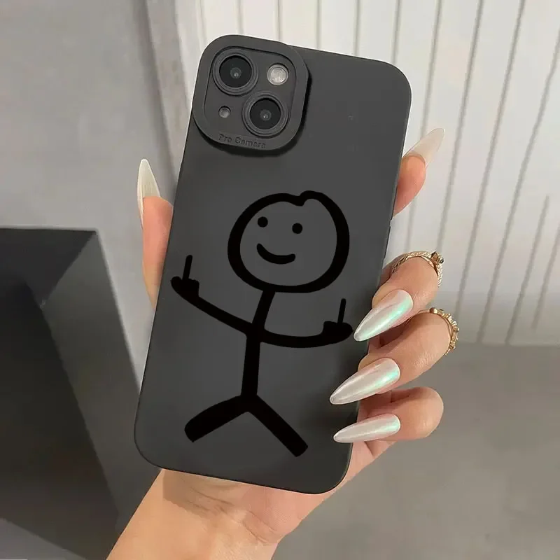 Cute Cartoon Matchman Matte Si - Phone Cases Otterbox 评论和价格