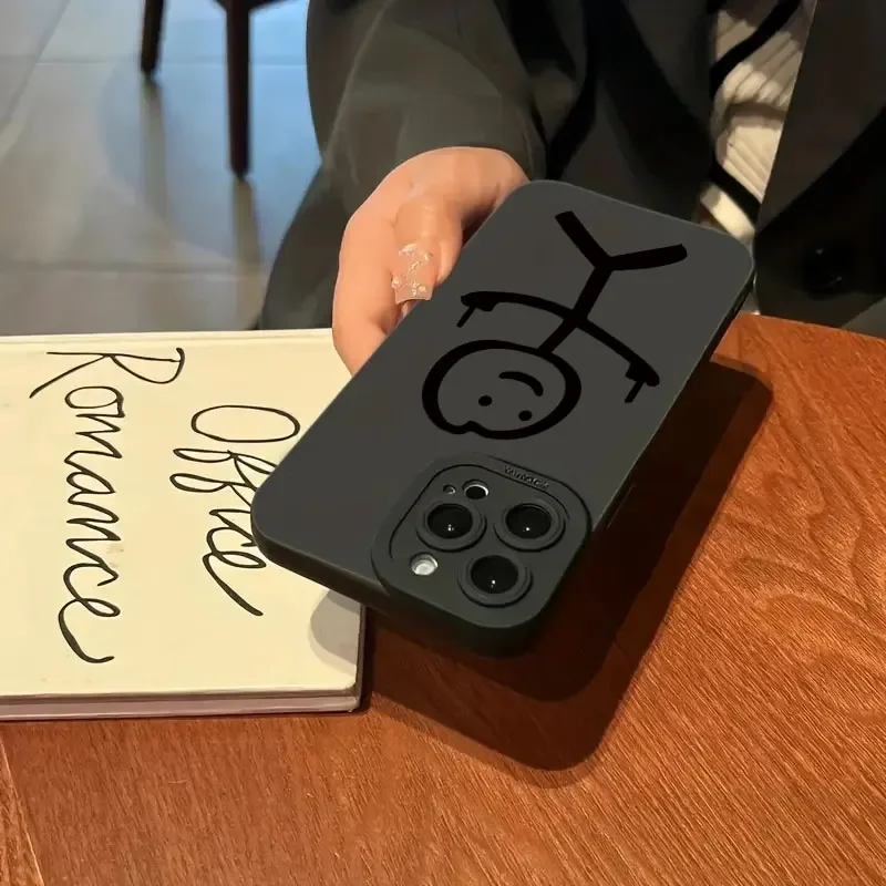 Cute Cartoon Matchman Matte Si - Phone Cases Otterbox 评论和价格