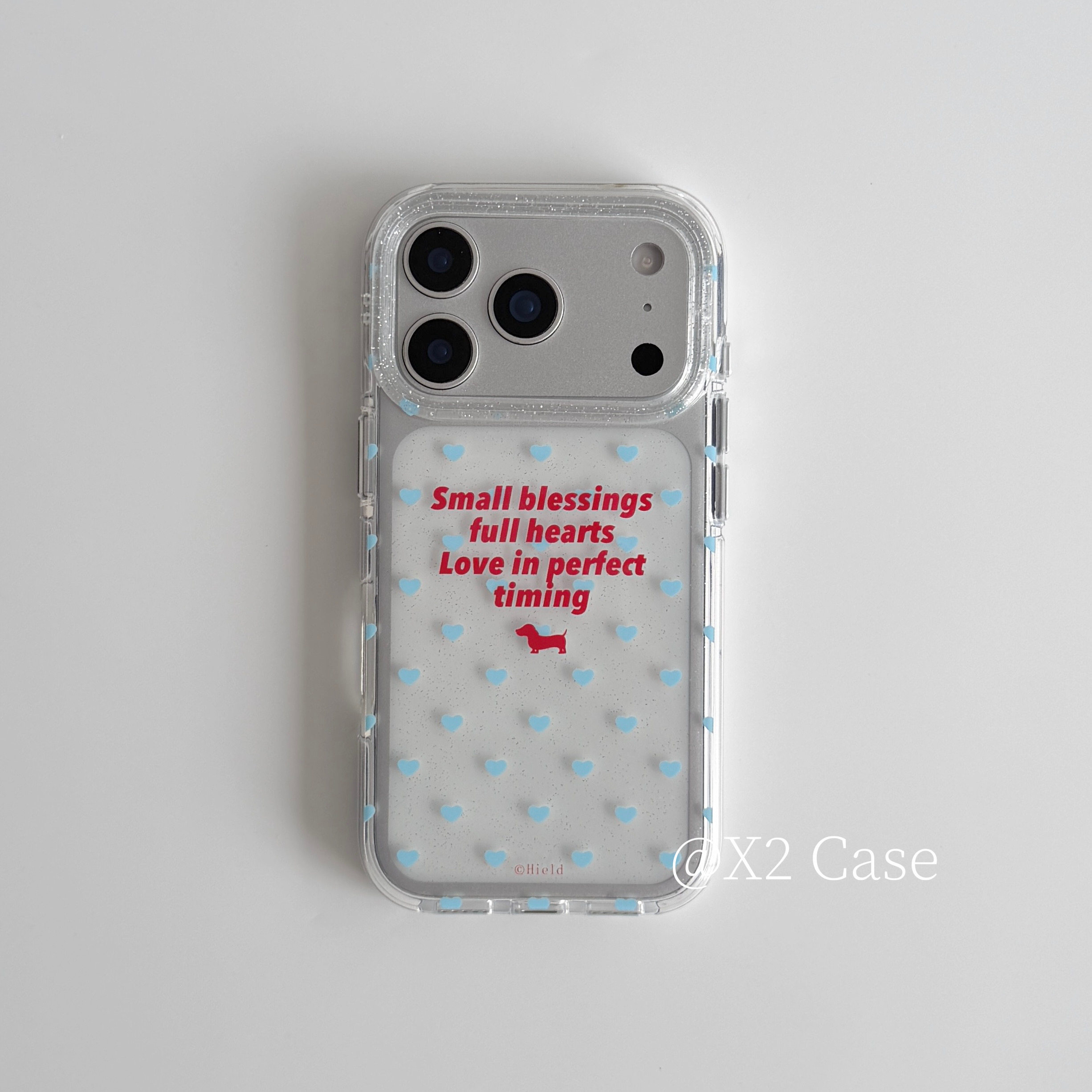 Ins Blue Love English Shining  - Phone Cases For Girls 评论和价格