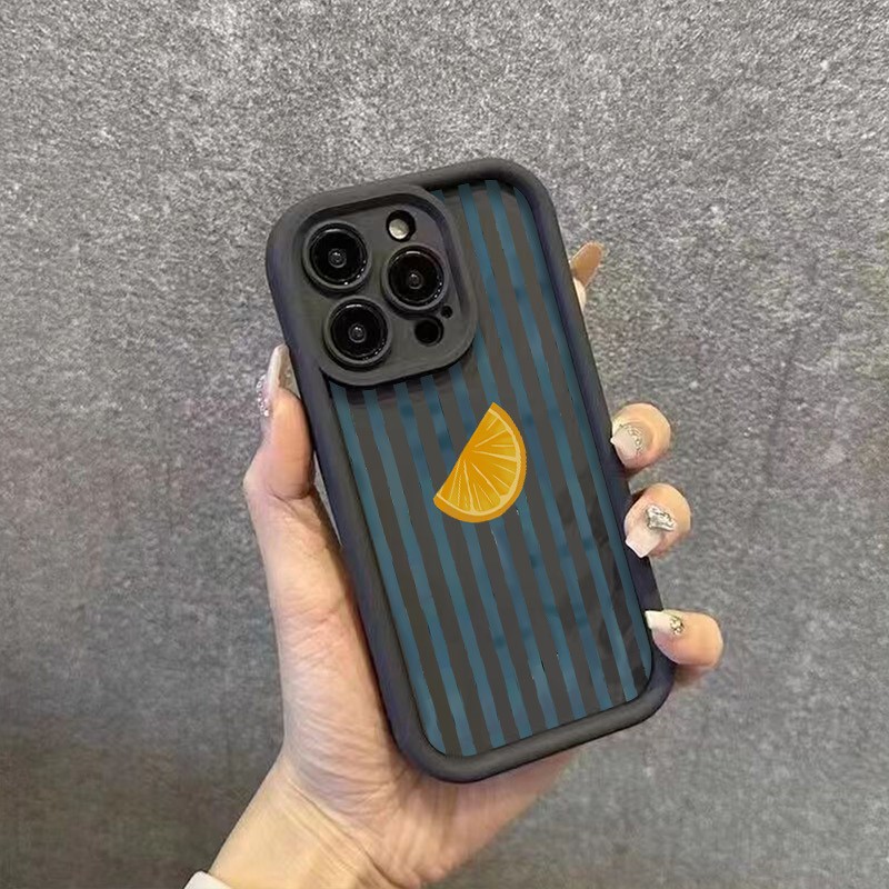Striped Lemon Slice Pattern Ph - Phone Cases Redmi 评论和价格