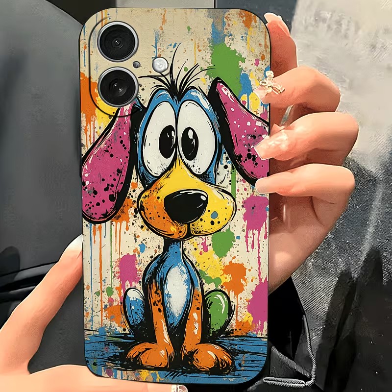 Graffiti Colored Puppy TPU Pho - Phone Cases Otterbox 评论和价格