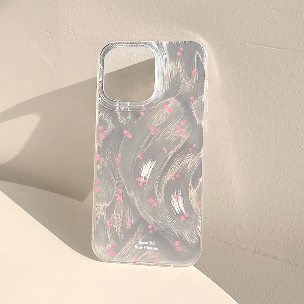 Simple Pink Flowers Phone Case - Phone Cases Pink 评论和价格
