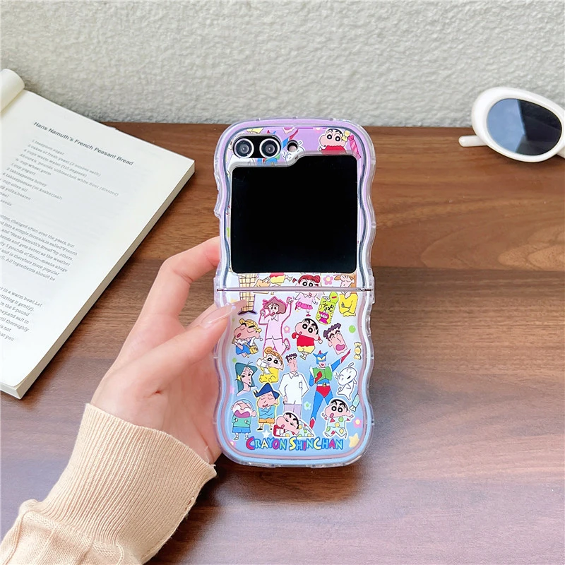 Cute Cartoon Japan Anime Crayo - Phone Cases Z Flip 7 评论和价格