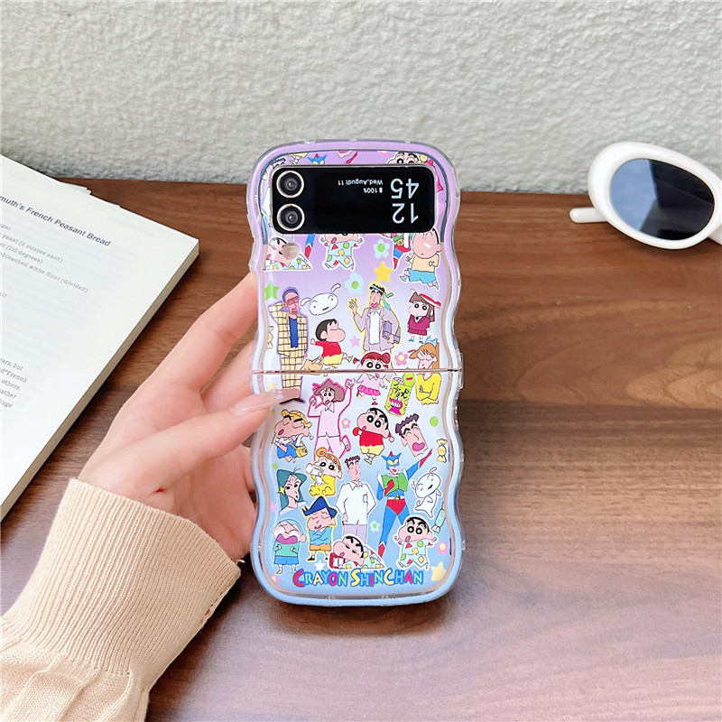 Cute Cartoon Japan Anime Crayo - Phone Cases Z Flip 7 评论和价格