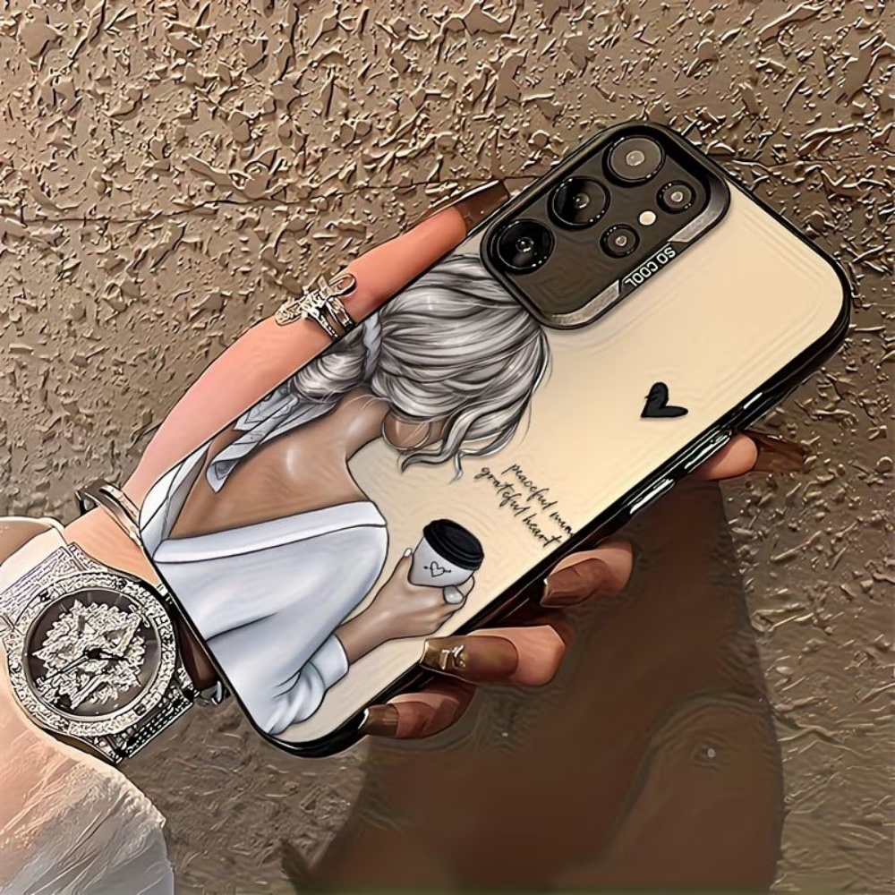 Peaceful Grateful Girl Print P - Phone Cases For Girls 评论和价格