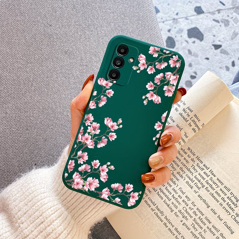 Pink Cherry Blossom Branch Pri - Phone Cases Pink 评论和价格