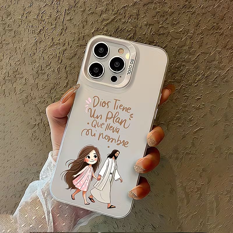Cute Girl Walking With God Mat - Phone Cases For Girls 评论和价格