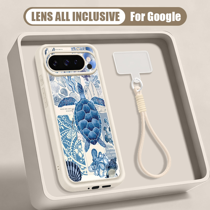Sea Turtle Print Wrist Strap L - Phone Cases With Straps 评论和价格