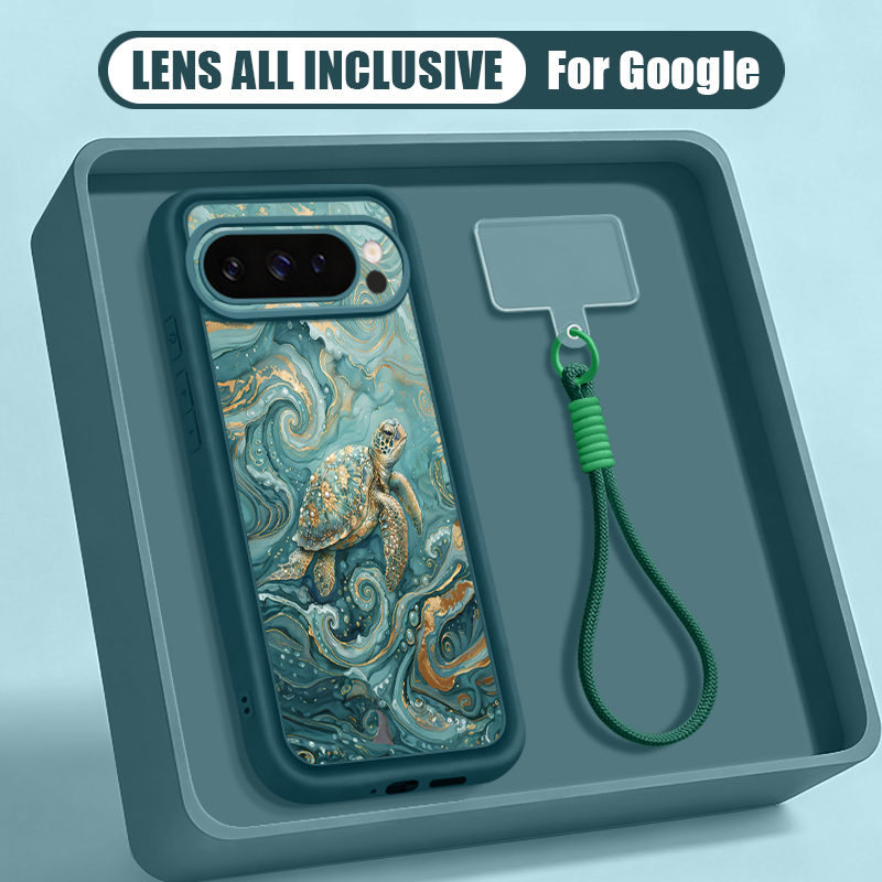 Sea Turtle Print Wrist Strap L - Phone Cases With Straps 评论和价格