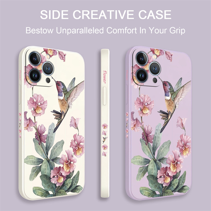 Painted Flowers Birds Phone Ca - Phone Cases Dior 评论和价格