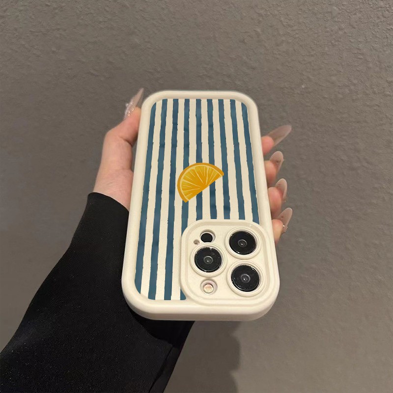 Striped Lemon Slice Pattern Ph - Phone Cases Otterbox 评论和价格