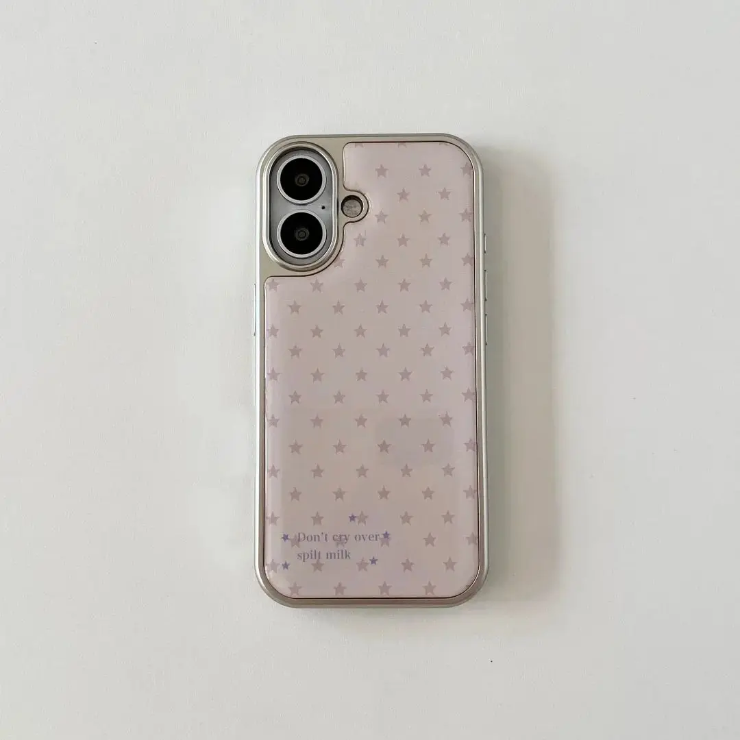 Korean Ins Girl Heart Pink Sta - Phone Cases For Girls 评论和价格