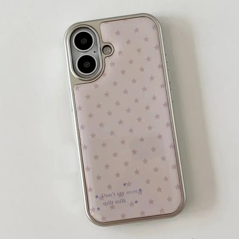 Korean Ins Girl Heart Pink Sta - Phone Cases For Girls 评论和价格
