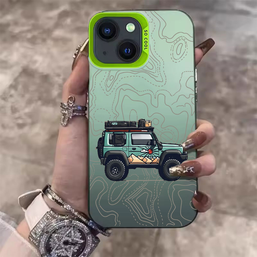 Simple Car Pattern Phone Case  - Phone Cases Otterbox 评论和价格