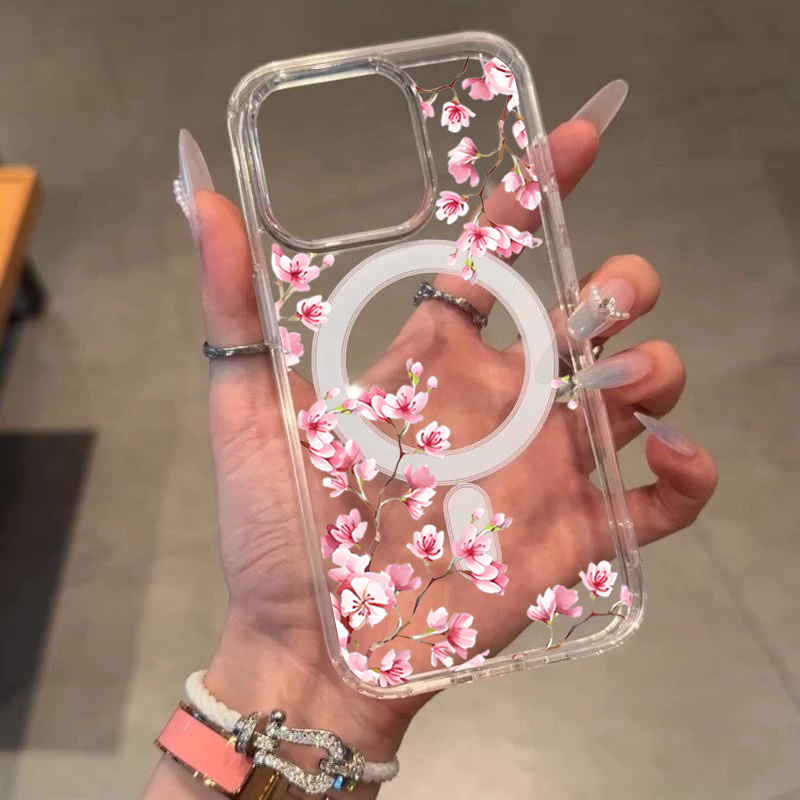 Luxury Pink INS Flowers Case F - Phone Cases Luxury 评论和价格