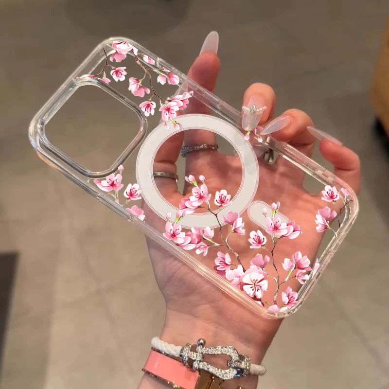 Luxury Pink INS Flowers Case F - Phone Cases Luxury 评论和价格