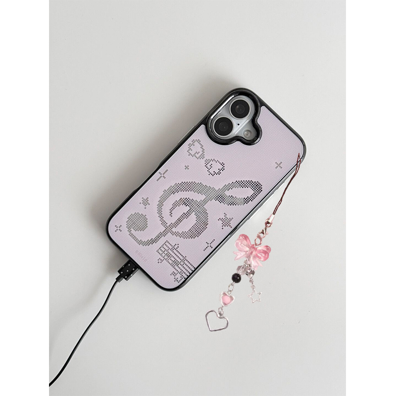 INS Korean Pink Mosaic Music N - Phone Cases Pink 评论和价格