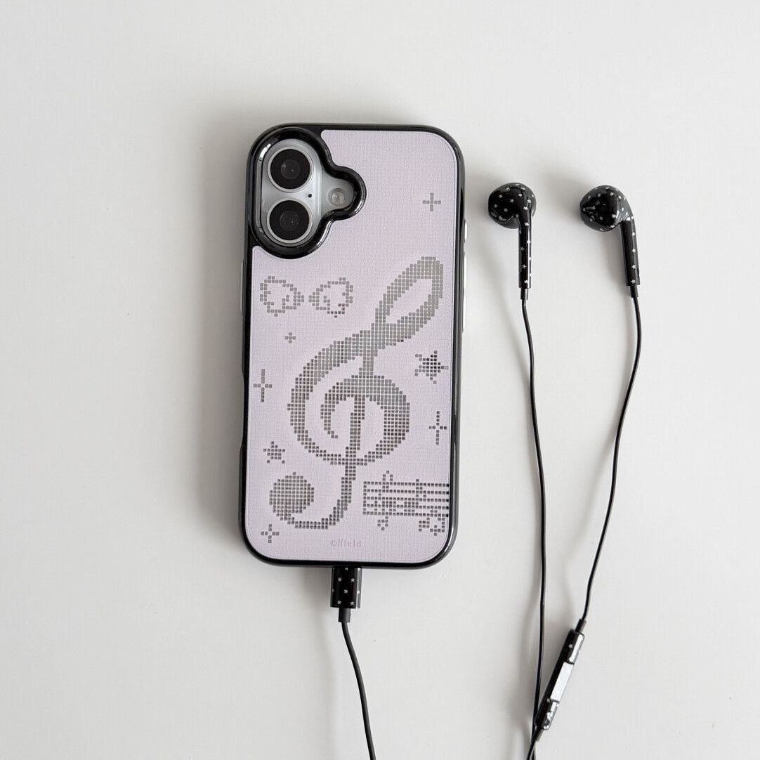 INS Korean Pink Mosaic Music N - Phone Cases Pink 评论和价格