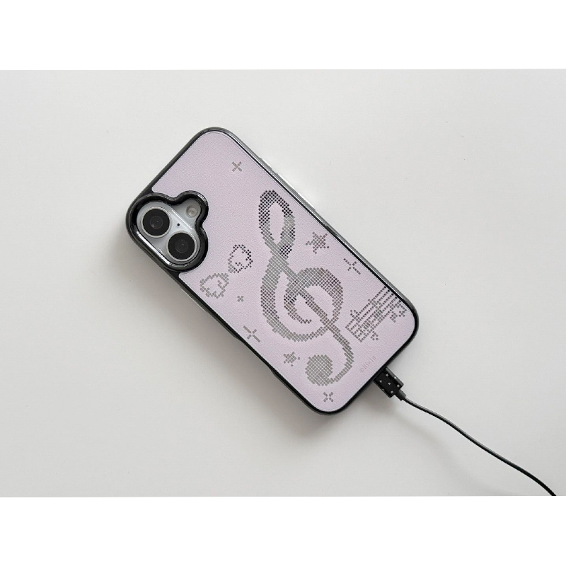 INS Korean Pink Mosaic Music N - Phone Cases Pink 评论和价格