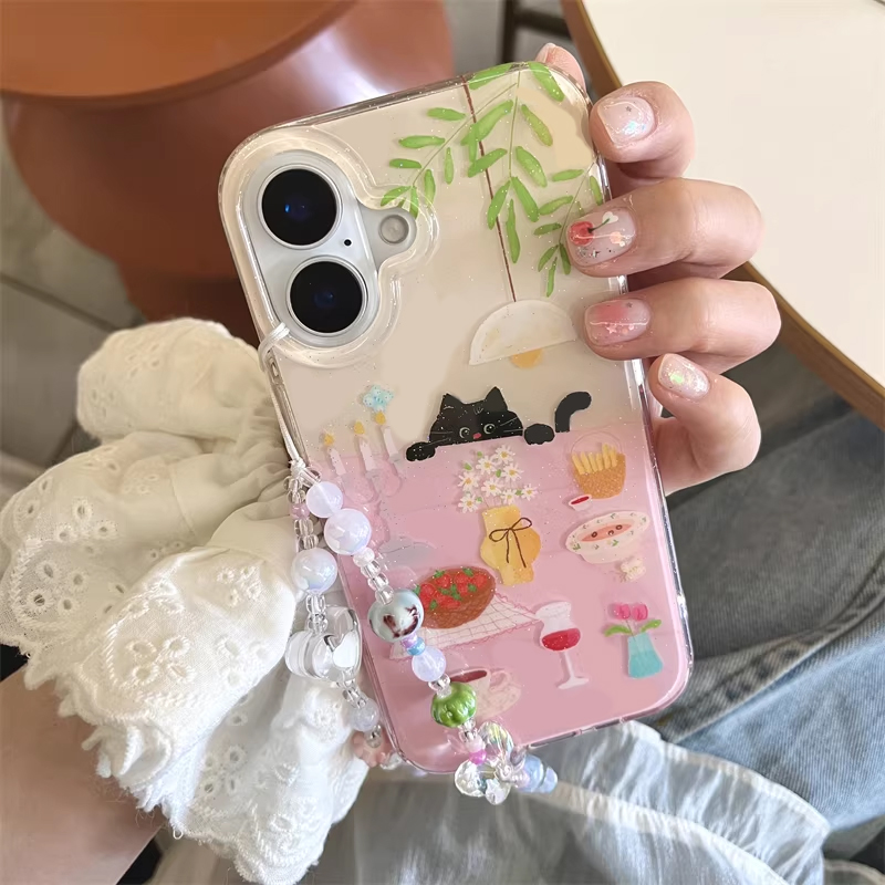 Ins Girl Cute Dining Table Lit - Phone Cases For Girls 评论和价格