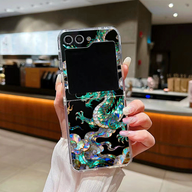 Stylish Tiger Dragon Marble Te - Phone Cases Z Flip 7 评论和价格