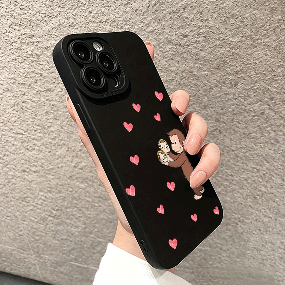 Monkey Pink Heart Phone Case f - Phone Cases Pink 评论和价格