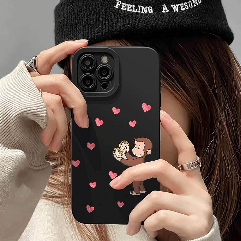 Monkey Pink Heart Phone Case f - Phone Cases Pink 评论和价格