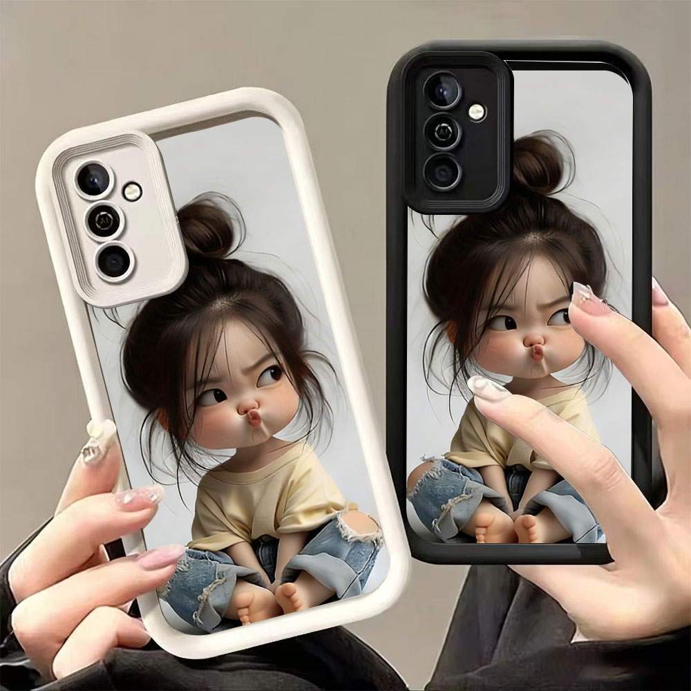 Meatball Head Girl Silicone Sh - Phone Cases For Girls 评论和价格