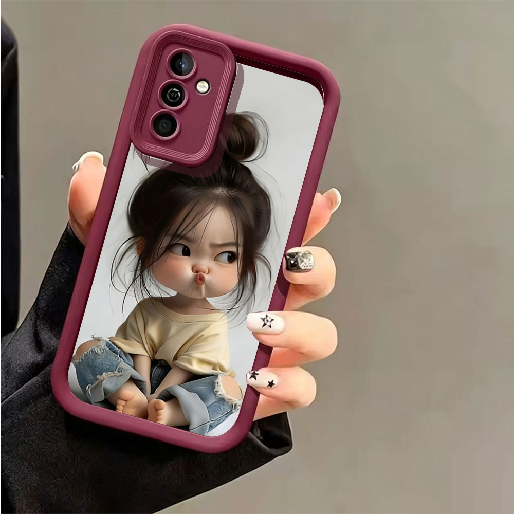 Meatball Head Girl Silicone Sh - Phone Cases For Girls 评论和价格