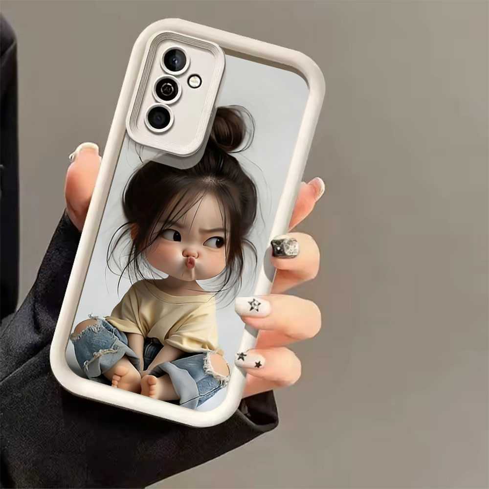 Meatball Head Girl Silicone Sh - Phone Cases For Girls 评论和价格