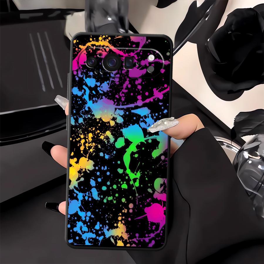 Rainbow Paint Splatters Funda  - Phone Cases Google Pixel 7 评论和价格